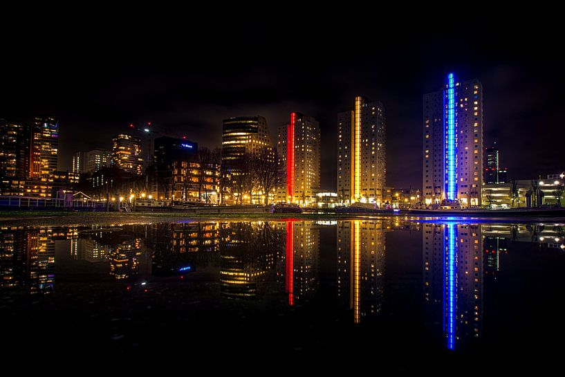 Skyline von Rotterdam von Johan Honders