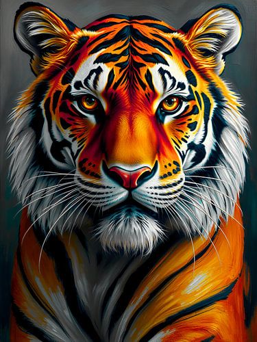 Majestueuze tijger - meesterwerk van dierenportretten
