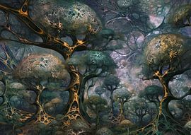 Dynamic Abstract by Virgil Quinn - Decorative Arts