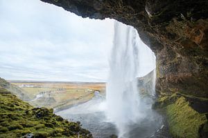 Seljalandsfoss waterval IJsland van René Schotanus