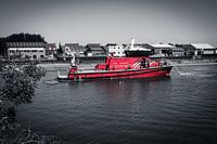 Fireboat from Dordrecht in Papendrecht