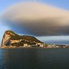 Panorama de Gibraltar avec un nuage géant sur Frank Herrmann