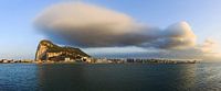 Gibraltar Panorama mit Riesenwolke von Frank Herrmann Miniaturansicht