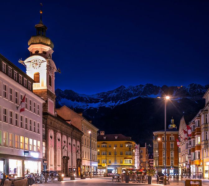 Innsbruck in the blue hour by ManfredFotos