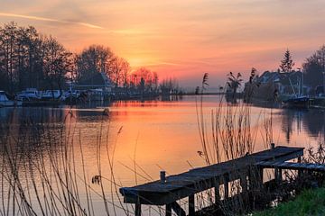 Zonsopkomst boven de kade sur Stephan Neven