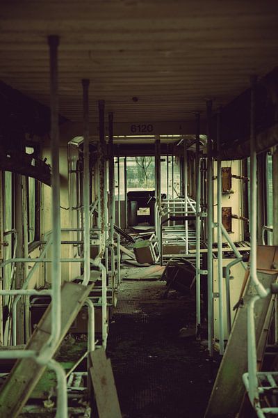 The Quiet Journey: The Empty Heart of an Old Tram by Melvin Meijer