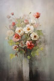 Flower painting by Wonderful Art