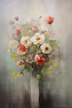 Flower painting by De Mooiste Kunst