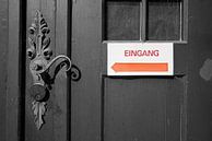 Bord met opschrift Entree van Heiko Kueverling thumbnail