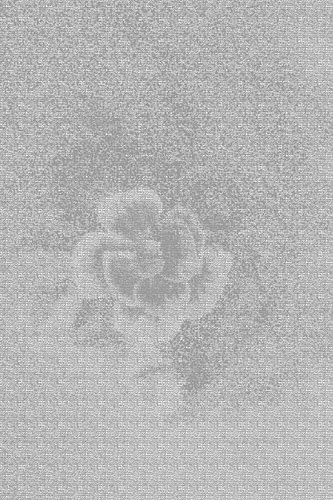 Struktur-Tapete mit Blumenmuster