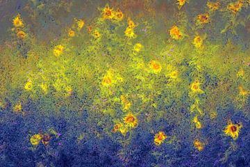 Zonnebloemen van Linda van der Veeken