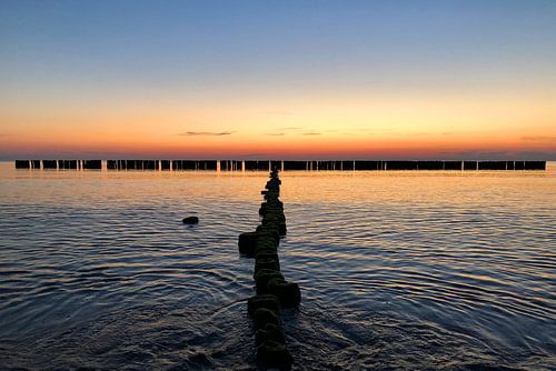 Rügen Dranske Sonnenuntergang