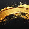 Gold auf schwarzem Hintergrund von Mustafa Kurnaz