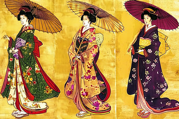 malerische japanische Kunst