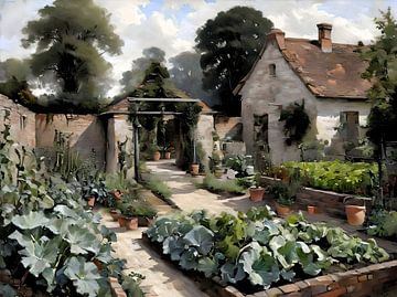 Flemish vegetable garden by Retrotimes