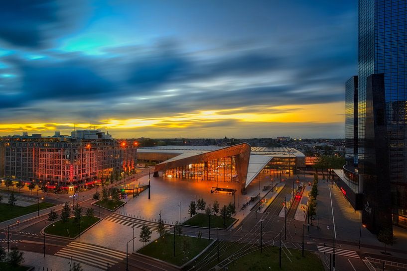 Rotterdam centraal van Roy Poots