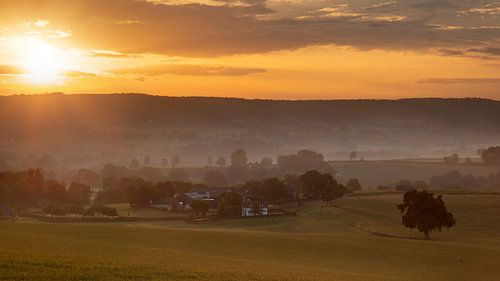 View of the South Limburg village Diependal