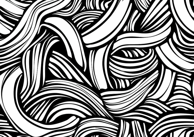 Modern Lines | Modern von ARTEO Gemälde