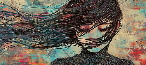 Dansend Haar Portret