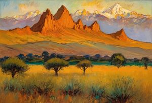 Mount Kenia Landschaft