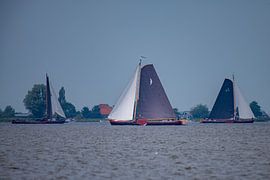 Skûtsje sailing races Friesland by Brian Morgan