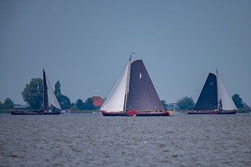 Skûtsje sailing races Friesland by Brian Morgan