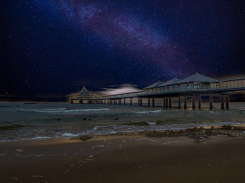 Milky Way over Heringsdorf on the Baltic Sea by Animaflora PicsStock