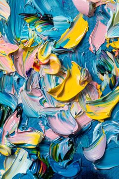 Colourful acrylic painting - Abstract by Poster Art Shop