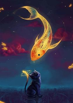 Snorharen en verwondering: Een kattenportret