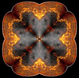 Magmatische Feuerwelten I von Helmut Martin - the art of stone - Steinkunst & Photographie