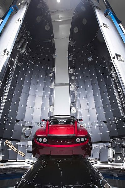 SpaceX Falcon Heavy Roadster by Steven Kingsbury