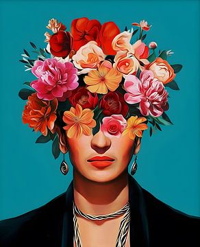 Frida Porträt von Artstyle