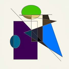 Compositions suprématistes sur Dietmar Meinhardt