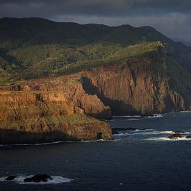 Madeira's beautiful rugged coastline by Eefje John