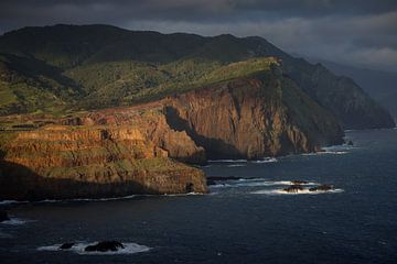 Madeira's beautiful rugged coastline by Eefje John