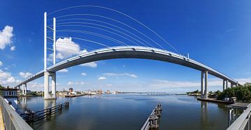 Pont de Rügen - traversée du Strelasund (panorama) sur Frank Herrmann