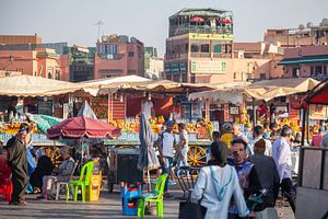 Marrakesch - Platz der Gehängten (Djemaa el Fna) von t.ART