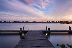 Sonnenuntergang kralingseplas Rotterdam
