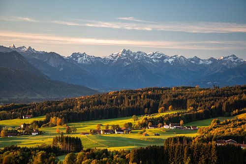 Uitzicht op de Allgäuer Alpen