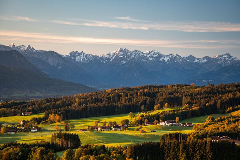 View of the Allgäu Alps by Leo Schindzielorz