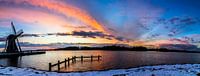 Sonnenuntergang Paterswoldse Meer