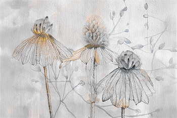 Blühende Sonnenblume, Serie: Blumen im Beet