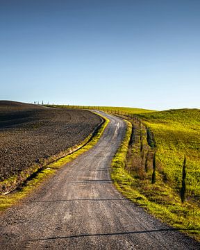 Route van de Via Francigena in Toscane van Stefano Orazzini