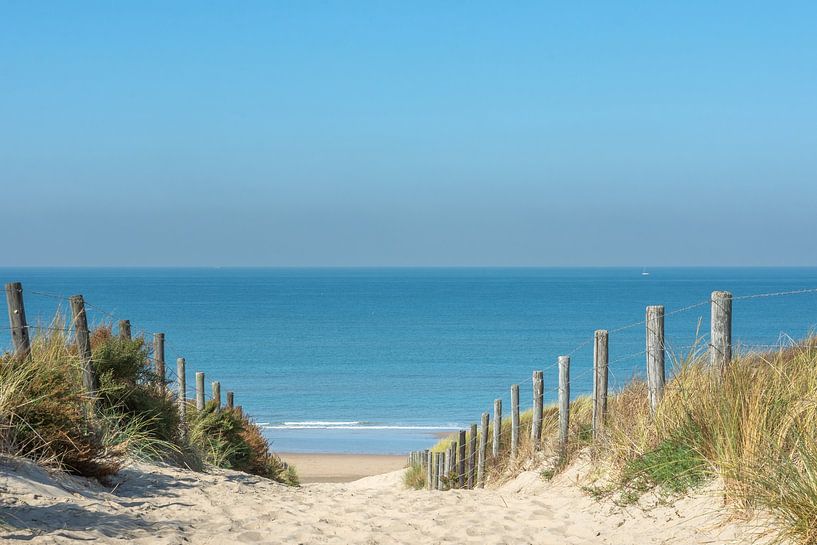 Duinpad naar het strand van  Zandvoort van John van de Gazelle fotografie