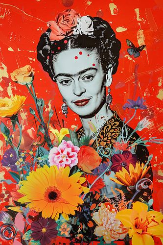 Frida - Kleurrijk portret