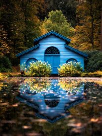 Autumn magic at the Boathouse in Palace Park Het Loo by Rob Sprenger