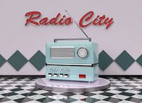 Retro Radio Turquoise