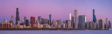 Chicago Skyline Panorama van Photo Wall Decoration