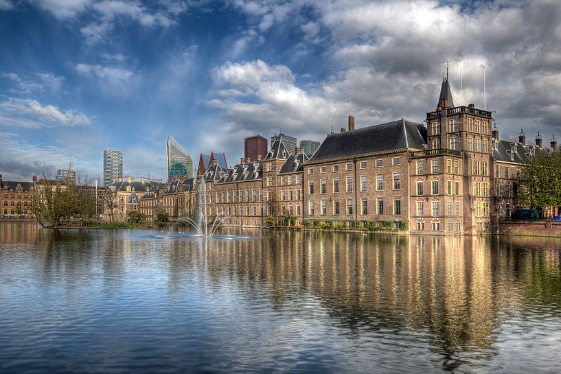 Binnenhof en Hofvijver in Den Haag von Jan Kranendonk