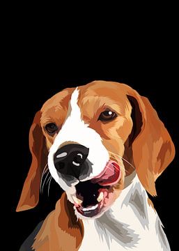 Beagle Hund Vektor von IHSANUDDIN .